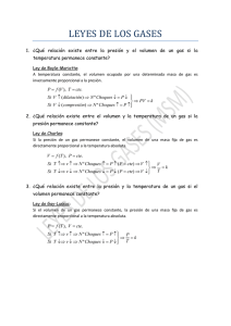 Leyes de los gases