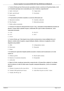 Examen Aspefam Convocatoria:EXUN 2015-Tipo:EXUN
