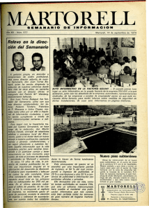 Relevo en la direc- ci6n del Semanario