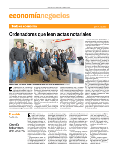ISYC – Ordenadores que leen actas notariales