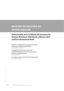sección de ensayos de investigación