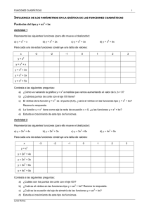 4.Parábolas del tipo y = ax^2 + bx