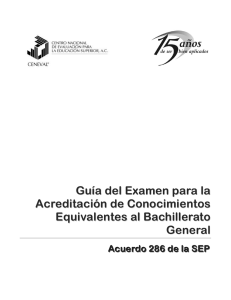 Guía del Examen para la Acreditación de