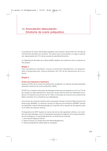 12. Anovulación-disovulación. Síndrome de ovario poliquístico