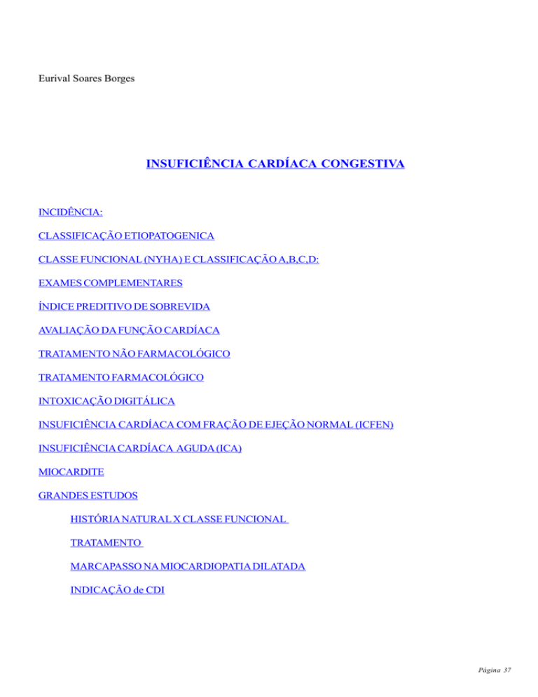 Insuficiência Cardíaca Congestiva