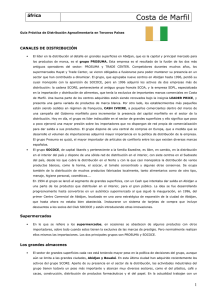 Canales de distribución