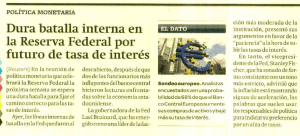 ,ii tlt .ii Dura batalla interna en la Reserva Federal por futuro de tasa