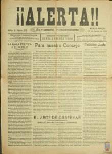 EL ARTE DE OBSERVAR Petición Justa