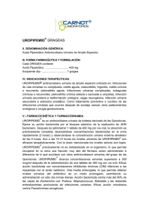 uropipemid grageas - Carnot® Laboratorios