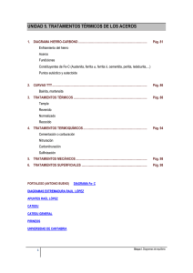 unidad 5. tratamientos térmicos de los aceros - tecnologia-fda