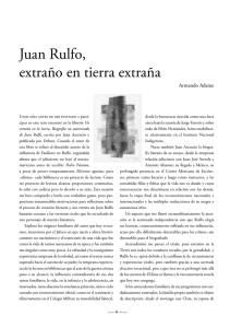 Juan Rulfo, extraño en tierra extraña