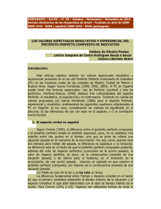 LOS VALORES ASPECTUALES RESULTATIVO Y