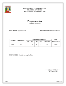 Programación