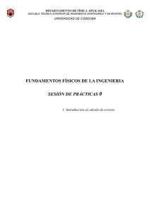 fundamentos físicos de la ingenieria sesión de prácticas 0