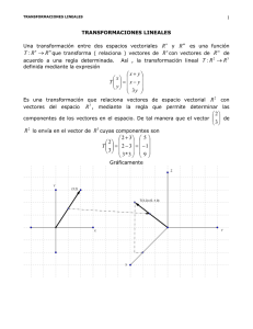 transformaciones lineales