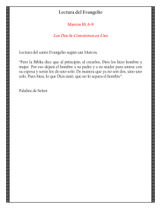 Lectura del Evangelio - St. John Vianney Catholic Church