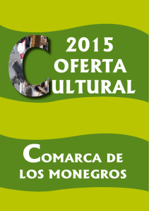 oferta ultural - Comarca de los Monegros