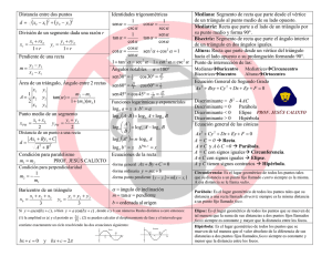 Formulario de Matemáticas 5