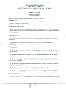 FL-2211 Literatura Universal II cic