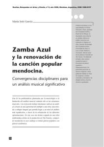 Zamba Azul: Análisis Musical y Renovación de la Canción Mendocina