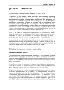 ¿verdad o libertad?