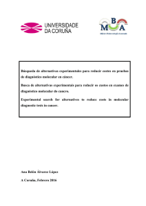 Búsqueda de alternativas experimentales para reducir costes