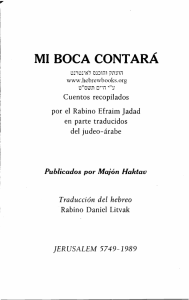 Mi boca contará - Shalom Haverim Org