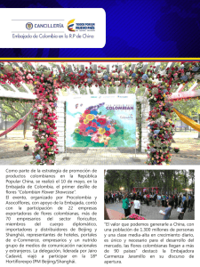 Presentación de PowerPoint - Embajada de Colombia en China