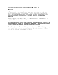 Convención Internacional sobre los Derechos Civiles y Políticos, 18