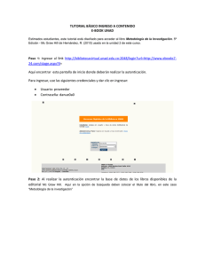 TUTORIAL BÁSICO INGRESO A CONTENIDO E