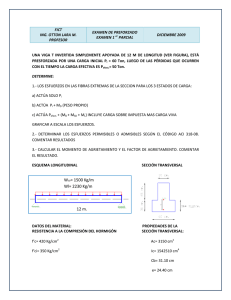 12 m. Wl= 2230 Kg/m WSD= 1500 Kg/m