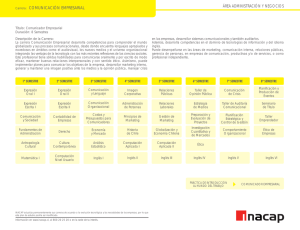 comunicación empresarial área administración y negocios