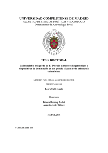 Tesis Doctoral Sikuani: Hegemonía y Dominación en la Orinoquía