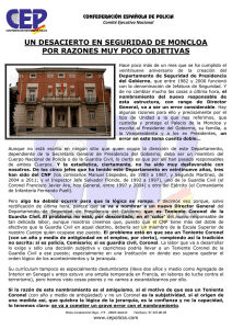 un desacierto en seguridad de moncloa por razones muy poco