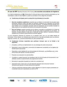 El caso de BSF (Building Schools for the Future) y las escuelas