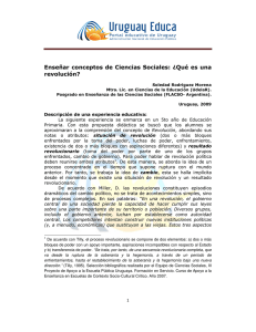 Enseñar conceptos de Ciencias Sociales: ¿Qué es una revolución?