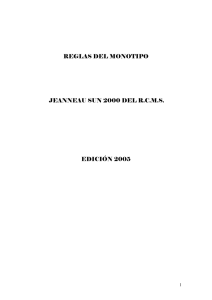 Regalmento Sun 2000 - Federación Cántabra de Vela