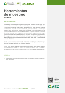 Herramientas de muestreo