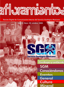 Afloramientos Oct05 - Servicio Geológico Mexicano