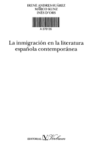 La inmigración en la literatura española contemporánea