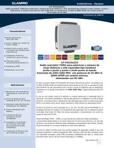Inalámbricos - Equipos LP-V2424a223 Radio suscriptor