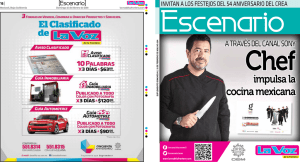 Revista Escenario - Chef Javier Plascencia
