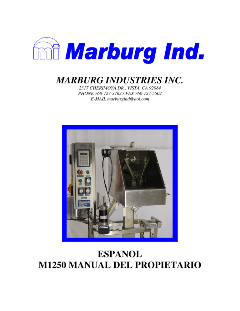 M1250 Manual del Operador