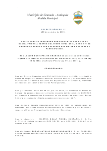 DECRETO NÂ° 31