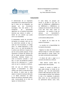 PROYECTO PENSAMIENTO ALGORITMICO 2012 – 03 Ing. Jimmy