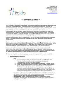 Estreñimiento - Pediatria Dexeus