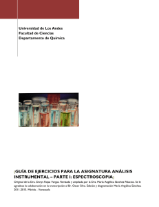 Guía de Ejercicios Espectroscopía - Análisis Instrumental