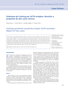 Síndrome de Cushing por ACTH ectópica. Revisión a propósito de