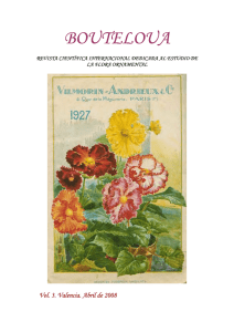 Bouteloua, volume nº 3. 12 de mayo de 2008. e-ISSN: 1988-4257