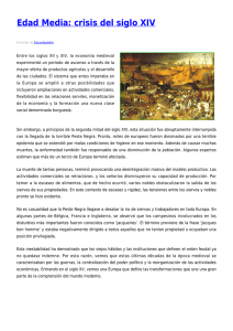 Edad Media: crisis del siglo XIV